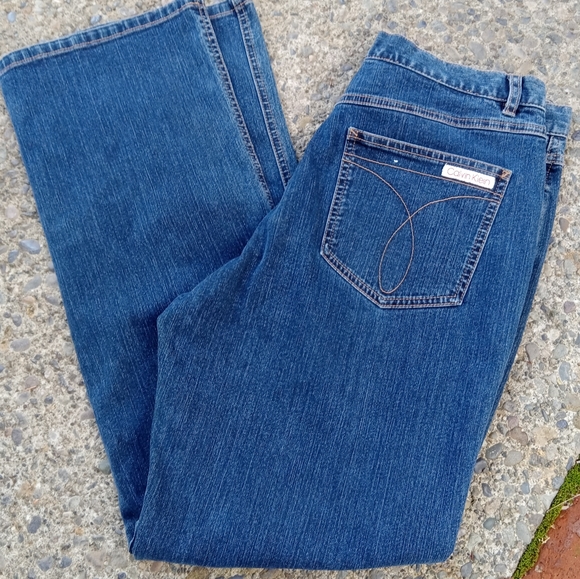 Straight leg Calvin Klien Denim Jeans size 12 - Picture 1 of 8